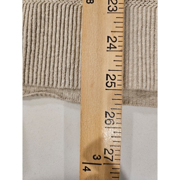 Flint and Tinder Polo Shirt Mens M Beige Knit Short Sleeve Pocket Huckeberry - Picture 8 of 11